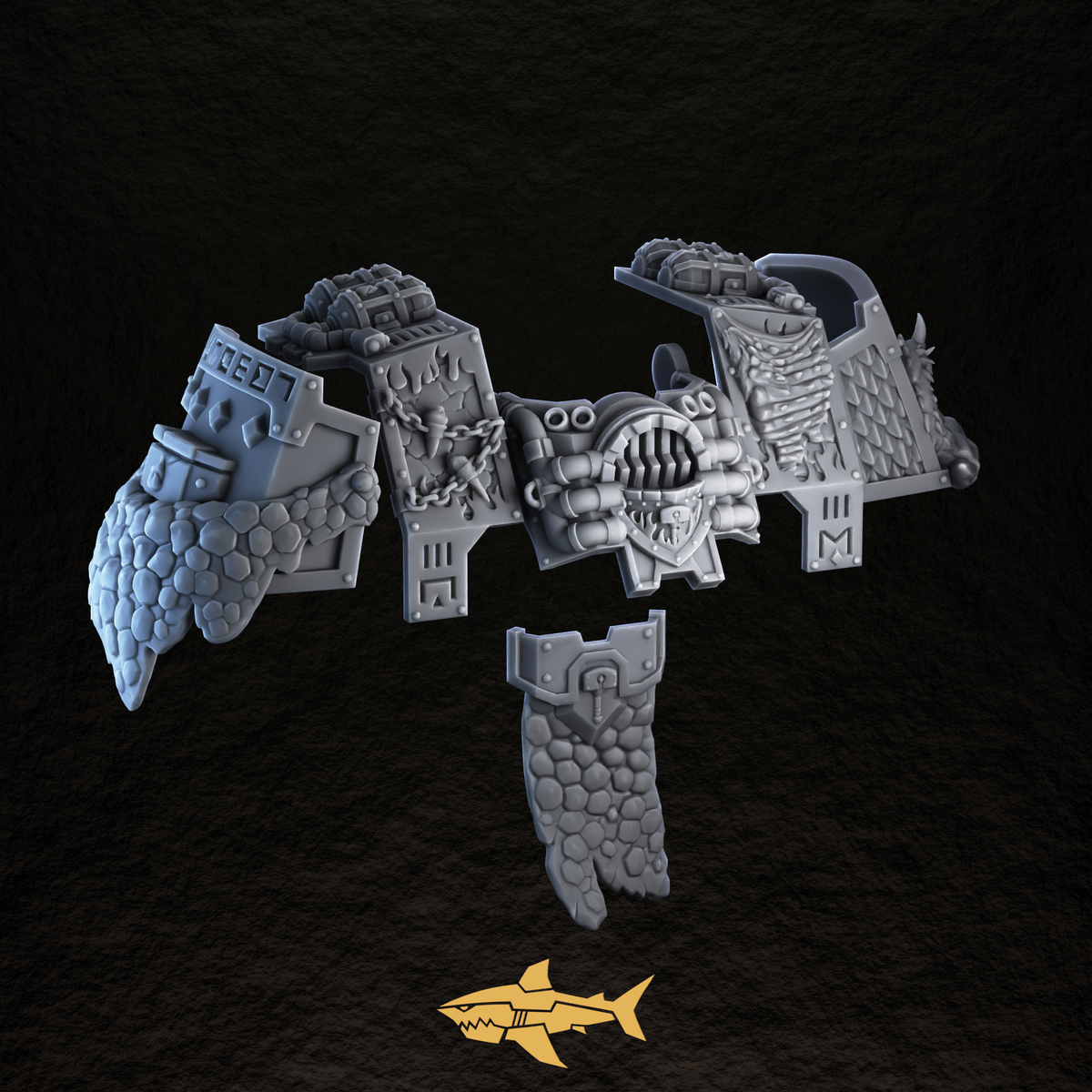 Fire Lizard Light Dread Upgrade Kit – Dragon-Forge Plating – view 2