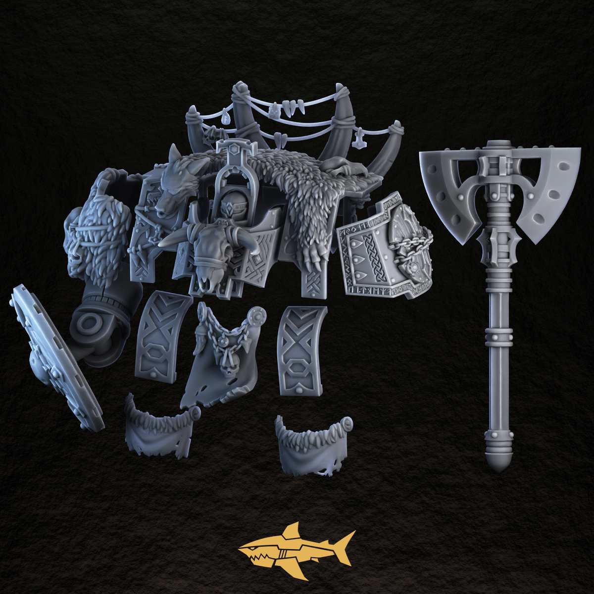 Nordic Hunters Dread Kit – Axe & Shield – view 3
