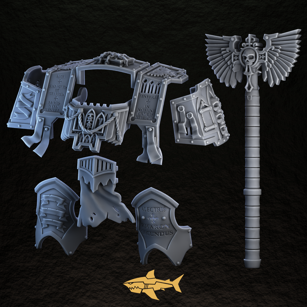 Dread Décor Kit – Engravings, Arches & Skulls – view 5
