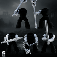 Crusader / Shadowguards melee weapon Kit – 60+ Pieces - resin bit - Sharkass