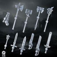Crusader / Shadowguards melee weapon Kit – 60+ Pieces - resin bit - Sharkass