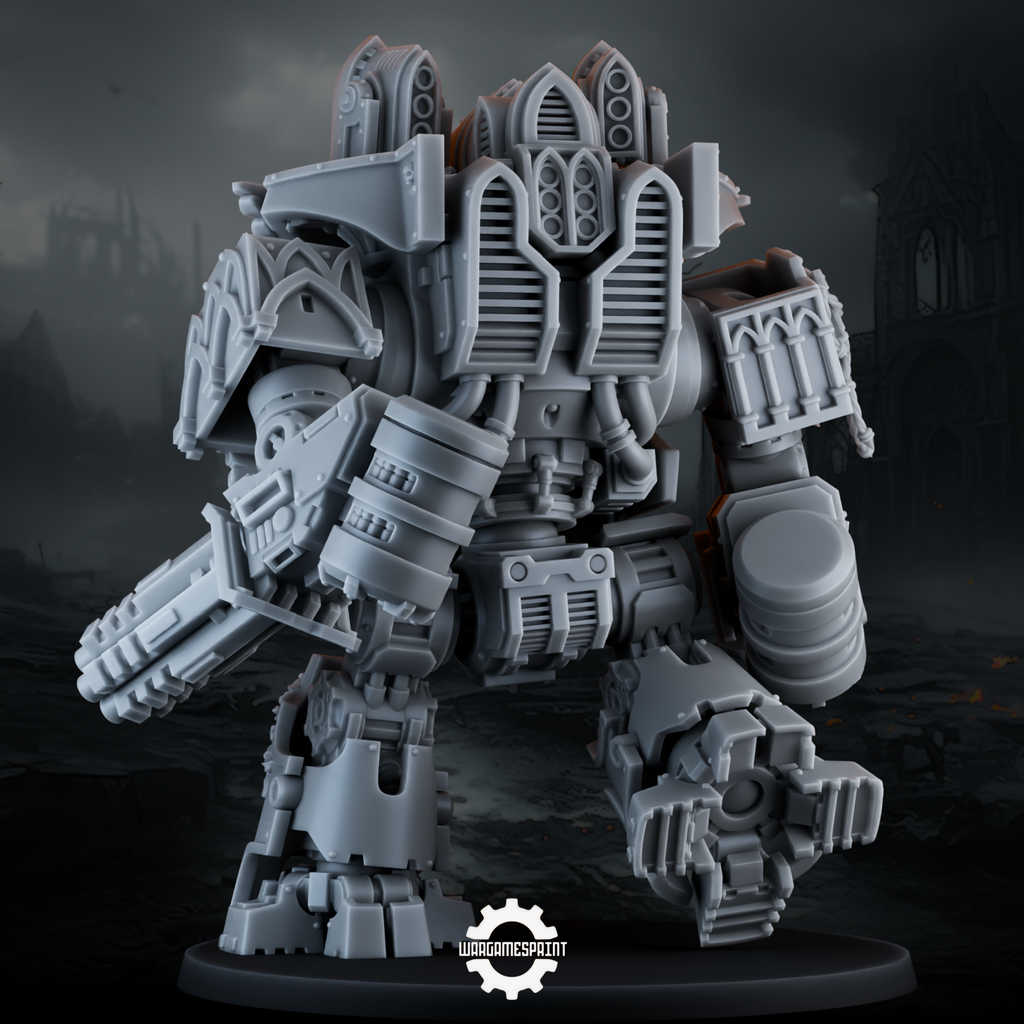 Kolga Battle Walker with Shadowguard Kit STL render 2