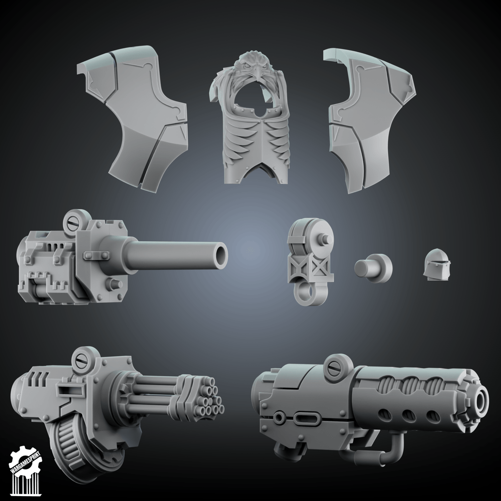 Sarcophagus MK1 – Heavy Upgrade Kit - resin bit - Sharkass