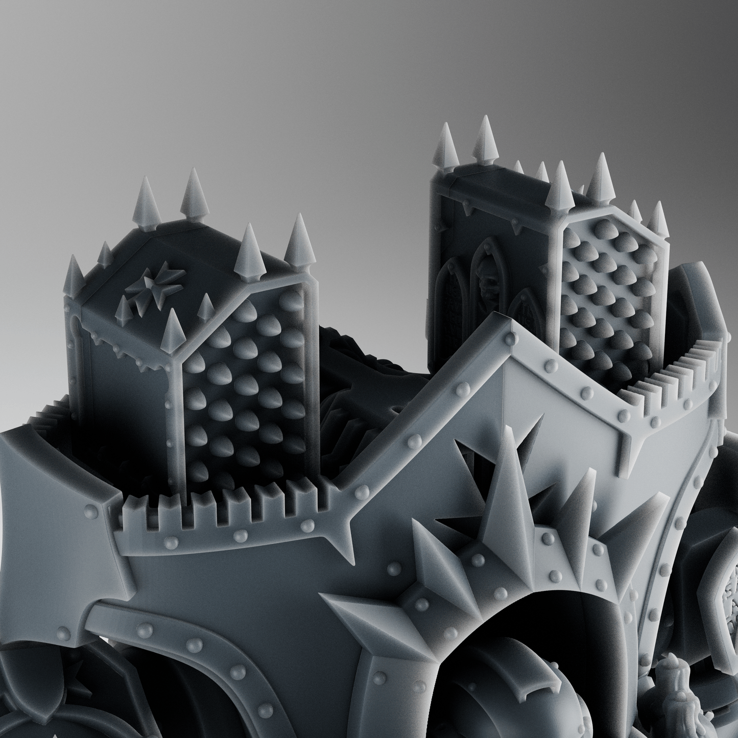 Kolga BT Crusader Mecha – Dread-Sized Gothic War Engine – 32mm Grimdark [Sharkass Exclusive]