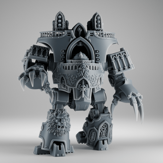 Kolga DA– Angel of the Death  – Dread-Sized Crusader Walker – Gothic Hero with Missile Pods & Claws – 32mm [Sharkass Exclusive]