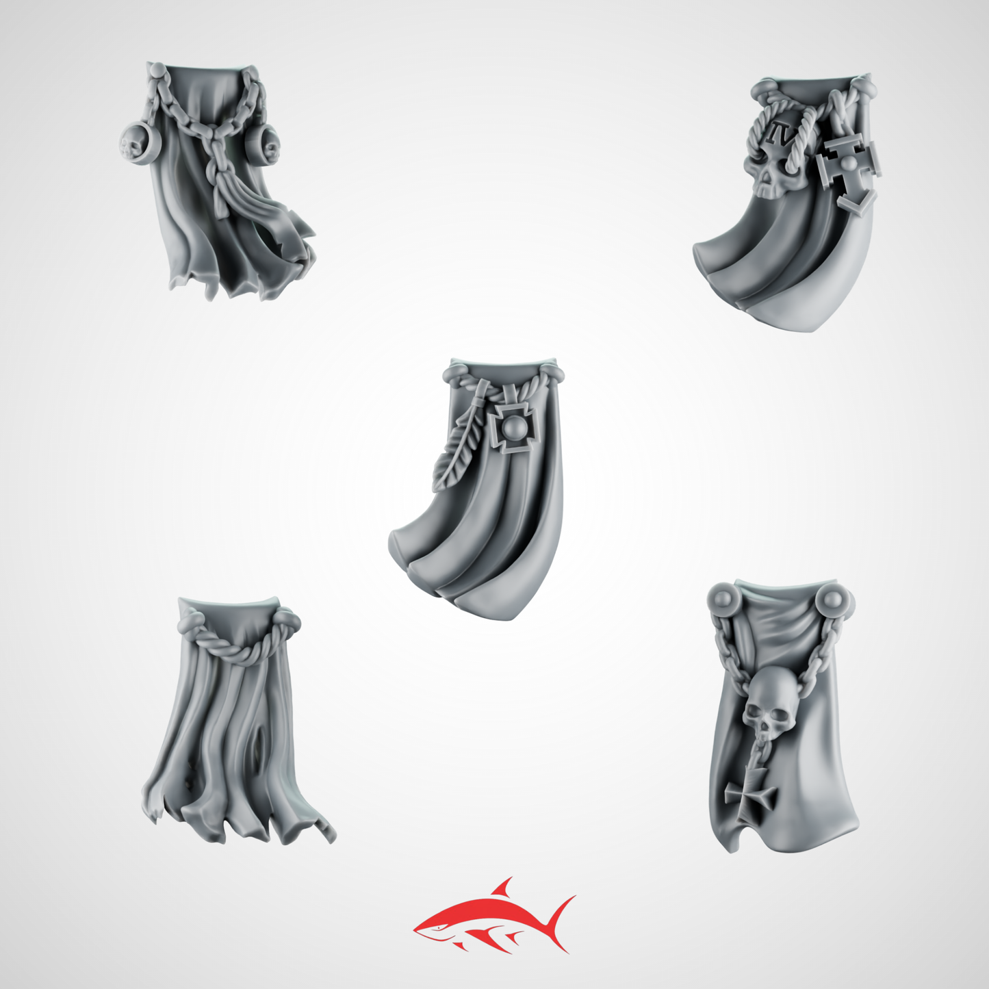Set 3 - Loincloth Greytide Black Crusader - Bits Ultra HD 14K