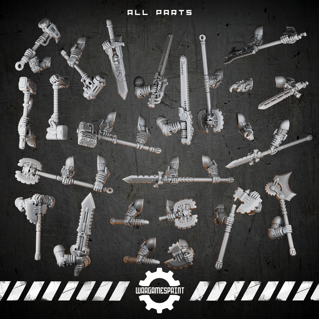 Bionic Legions Posed Melee Variants – all parts STL