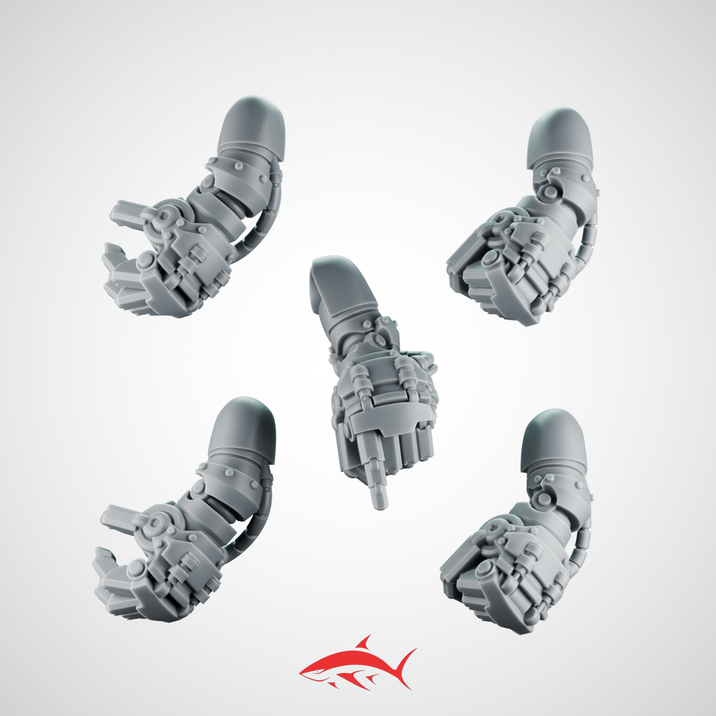 Powerfist Iron Guard SET 1 Greytide - Left - resin bit - Sharkass