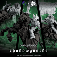 Shadowguards Riders – Mecha Cavalry Kit (Part 1) – Rider Parts + Magnet Options - resin bit - Sharkass