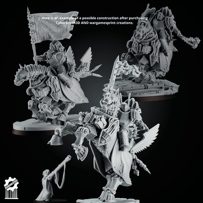Shadowguards Riders – Mecha Cavalry Kit (Part 1) – Rider Parts + Magnet Options [Supported]