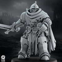 Shadowguards Crusader Infantry – Sword Squad (5 Miniatures) - resin bit - Sharkass