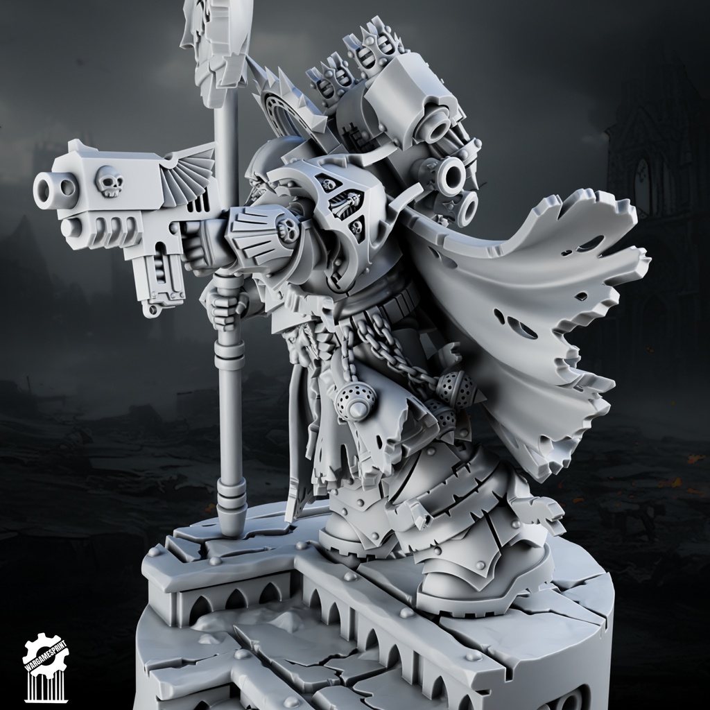 The Last Survivor Shadowguard Captain STL render 2