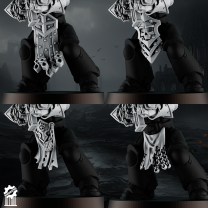 Templar Shadowguard Armored Loincloths – Set of 5 [Supported]
