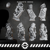Bionic Legions Static Combat Legs – 2 leg designs, 5 poses each – render 2 STL