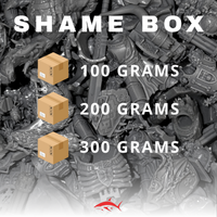 Shamebox Failed prints - 100g - resin bit - Sharkass