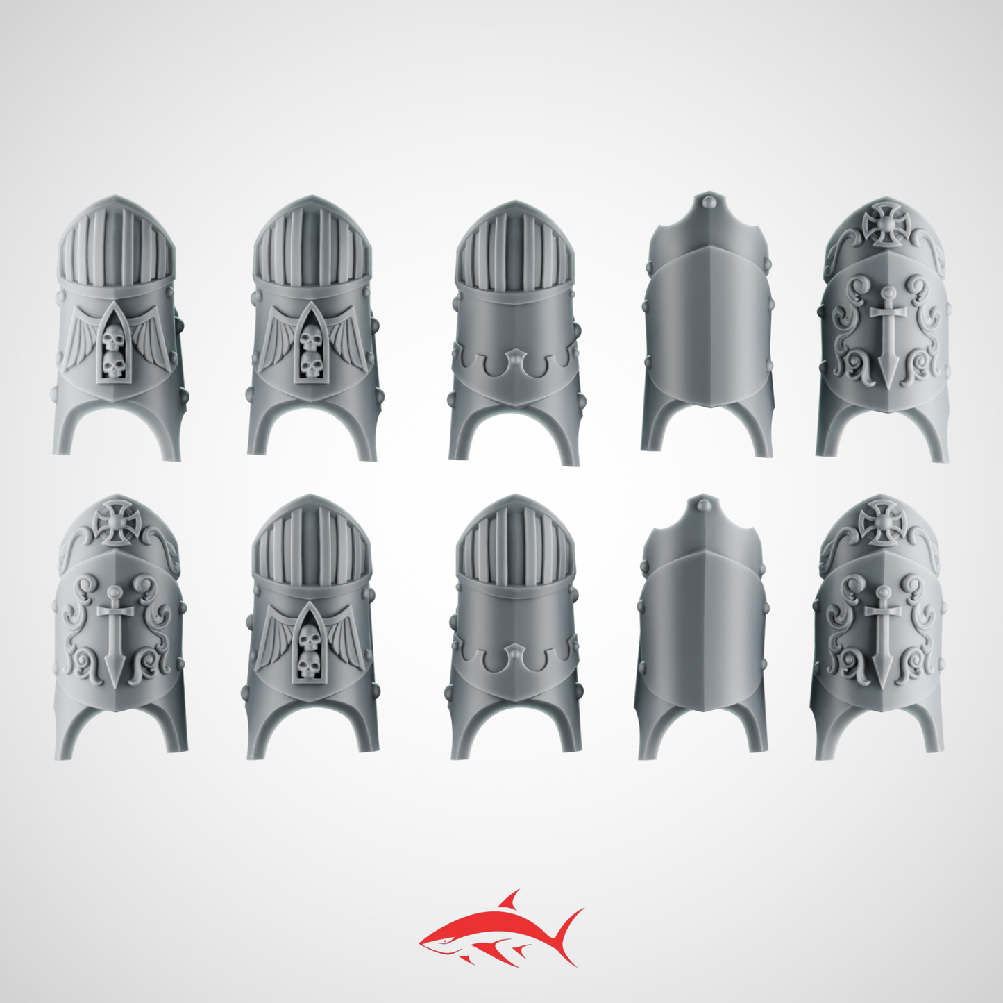 Shins for Termi Eternal Pilgrim Greytide - Bits Ultra HD 14K