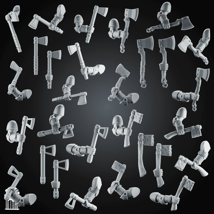 Bundle Grimdark Tomahawk Kit – Heroic 32mm Scale [Supported]