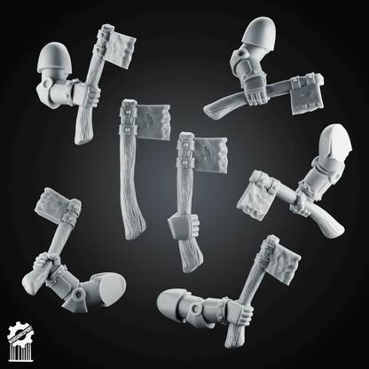 Bundle Grimdark Tomahawk Kit – Heroic 32mm Scale [Supported]