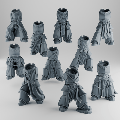 Voidguard Crusader Corps crossed from space – Wargame Grimdark Sci-Fi(32 mm Scale) - 5 bodies A - resin bit - Sharkass