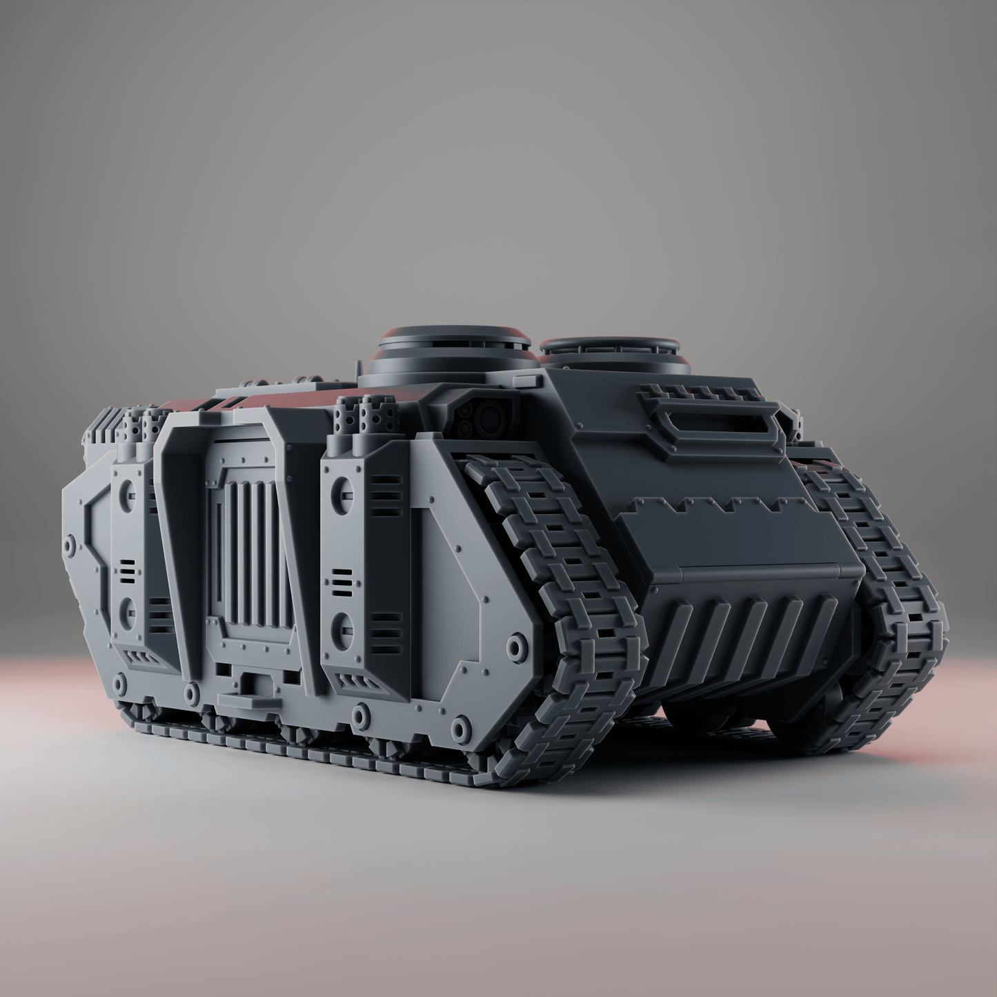 Wardex Mk1 Armored Transport Tank – Grimdark Resin Vehicle – Troop Carrier [Sharkass Exclusive]