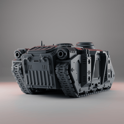 Wardex Mk1 Armored Transport Tank – Grimdark Resin Vehicle – Troop Carrier [Sharkass Exclusive]