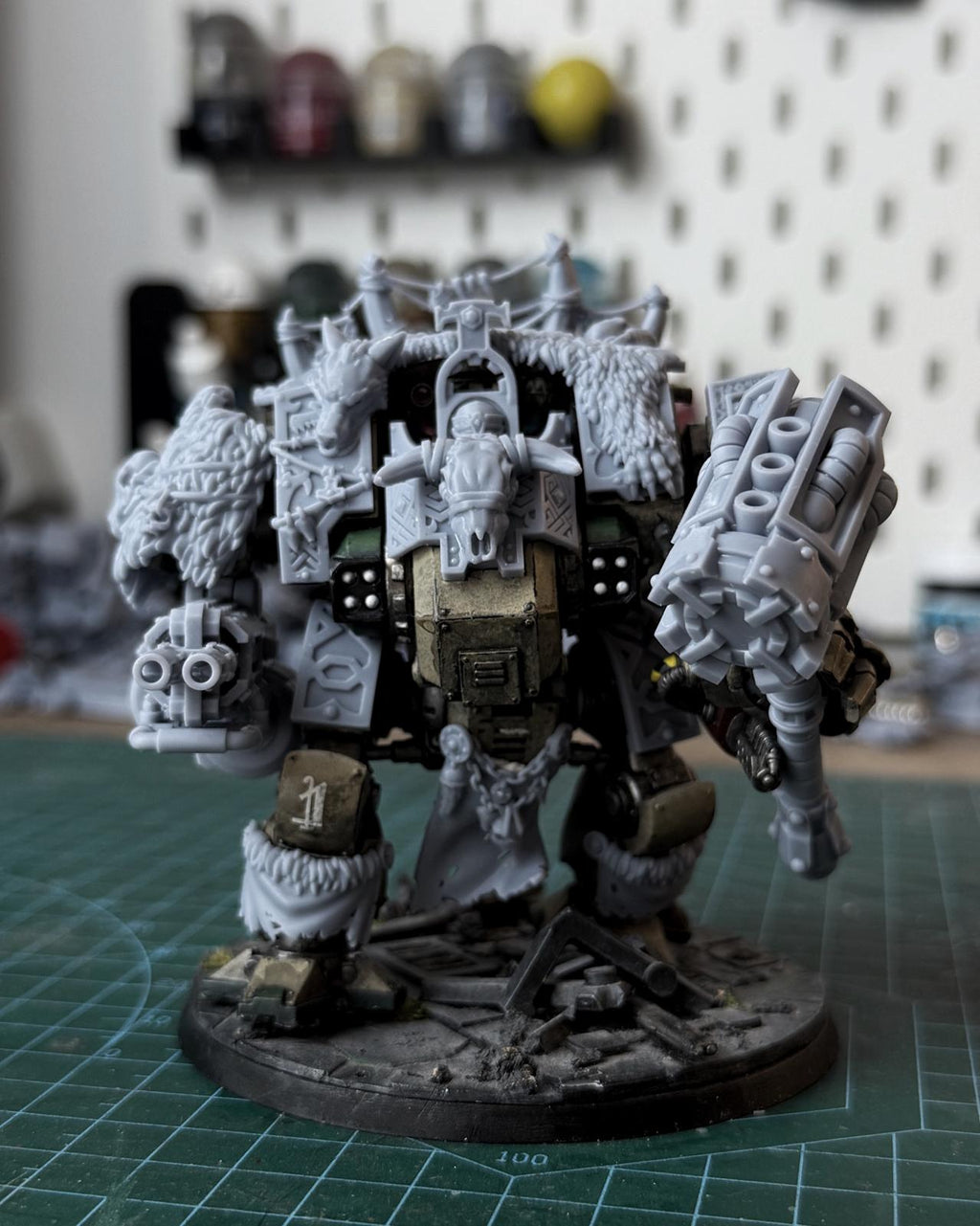 Space Viking Dread Kit – Axe & Shield - resin bit - Sharkass
