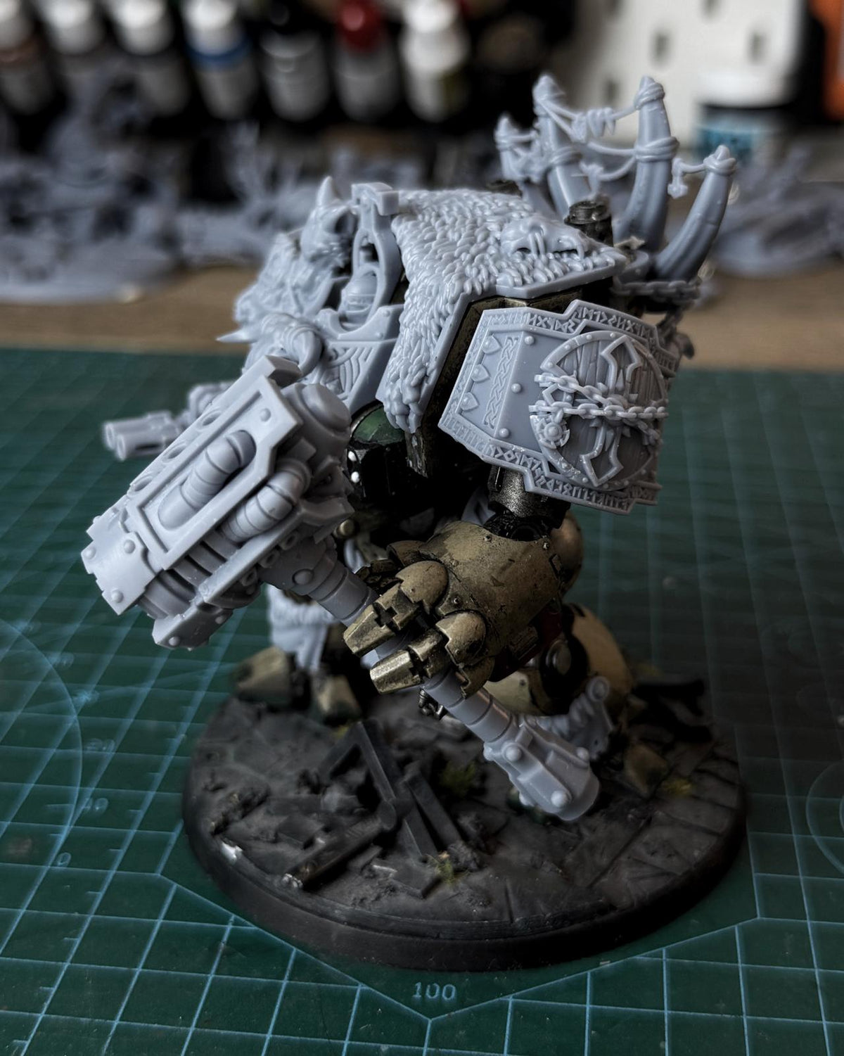 Space Viking Dread Kit – Axe & Shield - resin bit - Sharkass