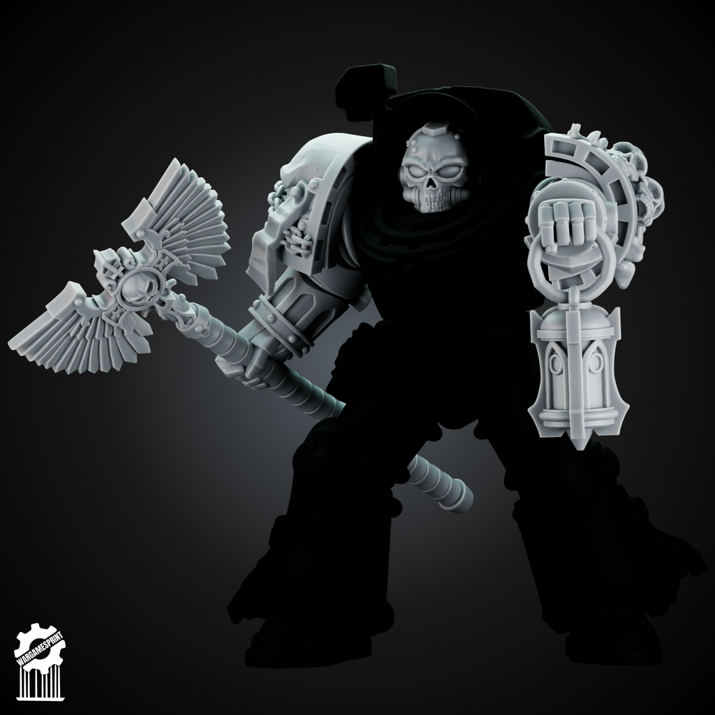 Zealot Preacher Conversion Kit – Heroic 32mm Scale – Grimdark Accessories - resin bit - Sharkass