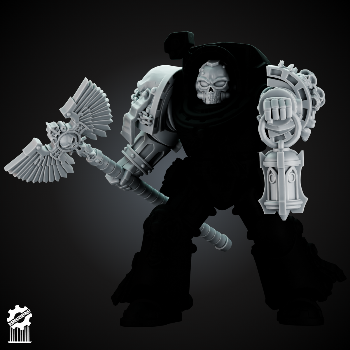 Zealot Preacher Conversion Kit – Heroic 32mm Scale – Grimdark Accessories - resin bit - Sharkass