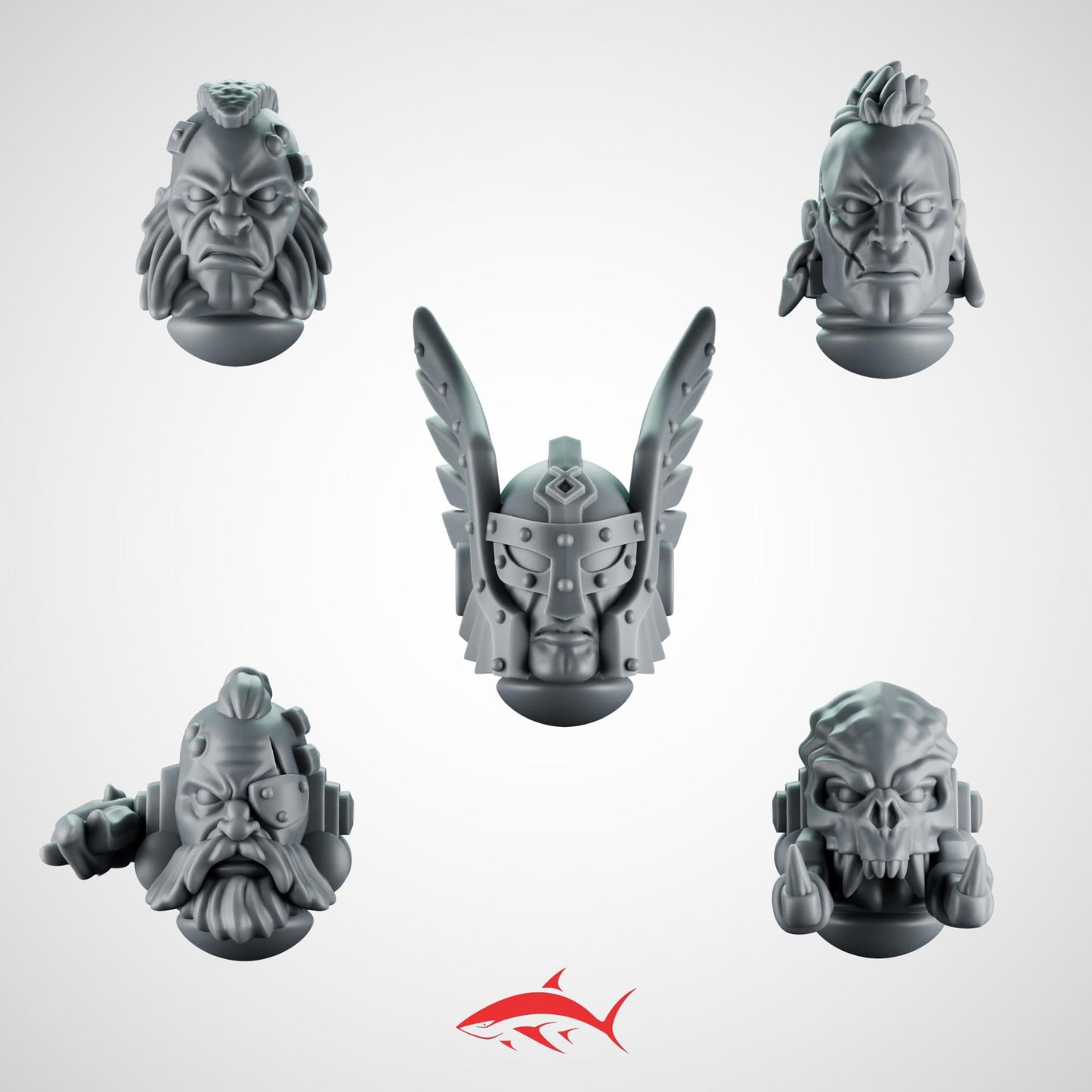 Head SET2 Primal Hound Greytide - Bits Ultra HD 14K