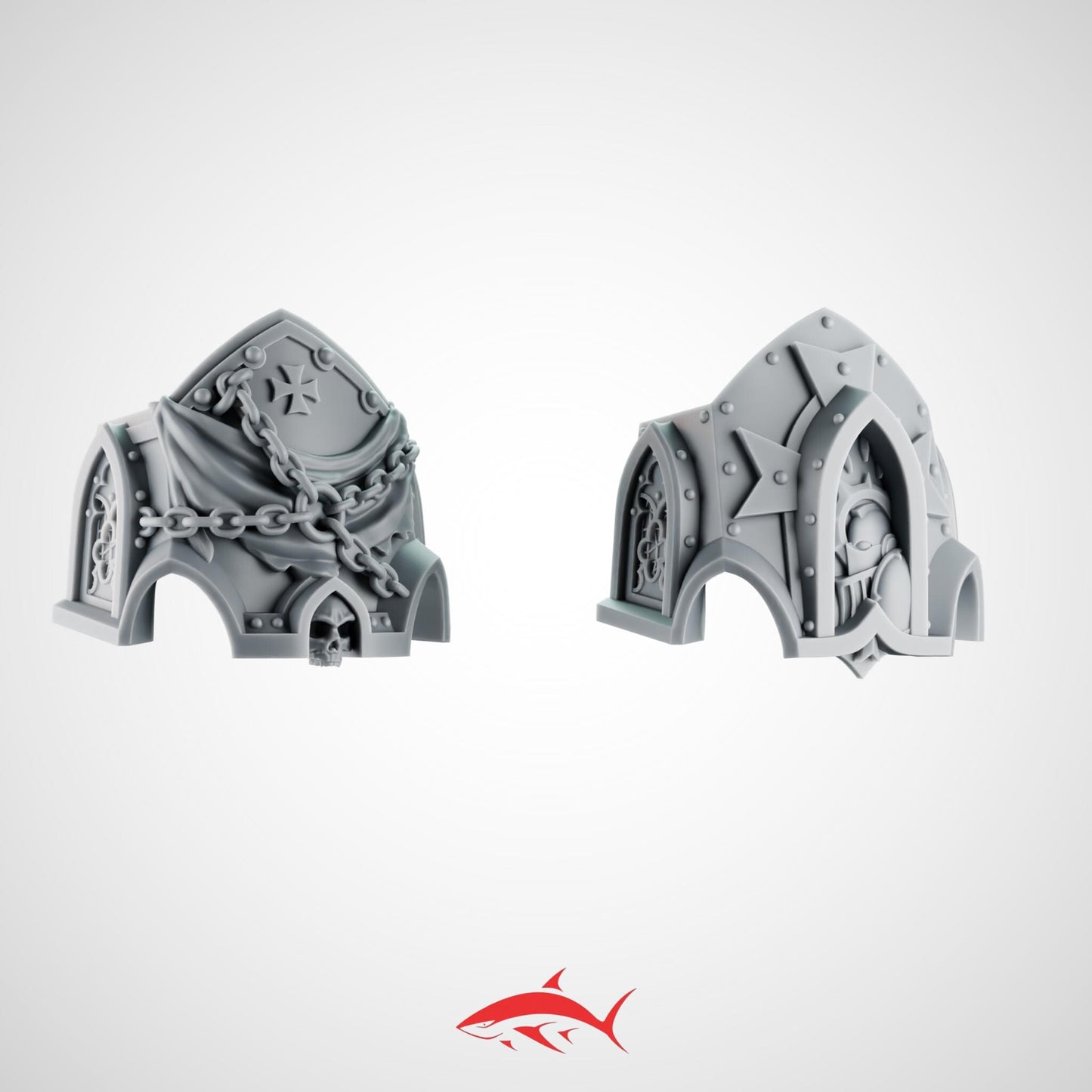 Light Dread Kit Black crusader – Thème Croisés Noirs – Wargame Grimdark Sci-Fi 28mm [Sharkass Exclusive]