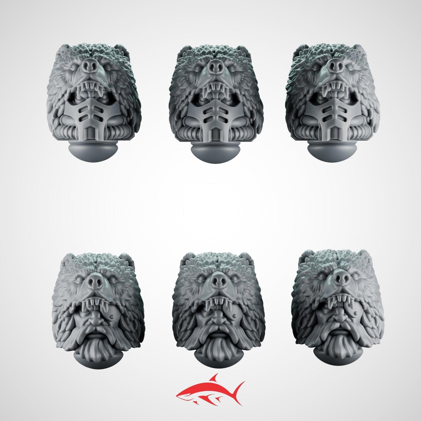 Head Bears Primal Hound Greytide - Bits Ultra HD 14K