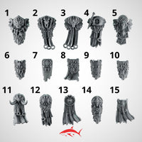Bundle Loincloth Primal Hound Greytide - 1 - 32mm scale resin bit - Sharkass