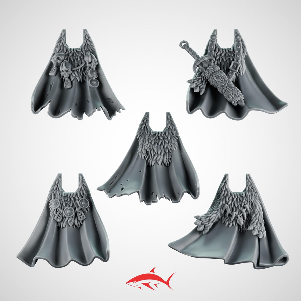 Cloak SET1 Primal Hound Greytide - 14K Ultra HD Bits - 32mm scale resin bit - Sharkass