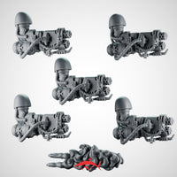 Heavy Flamer for Heavy Guard Eternal Crusader - Left - 32mm scale resin bit - Sharkass