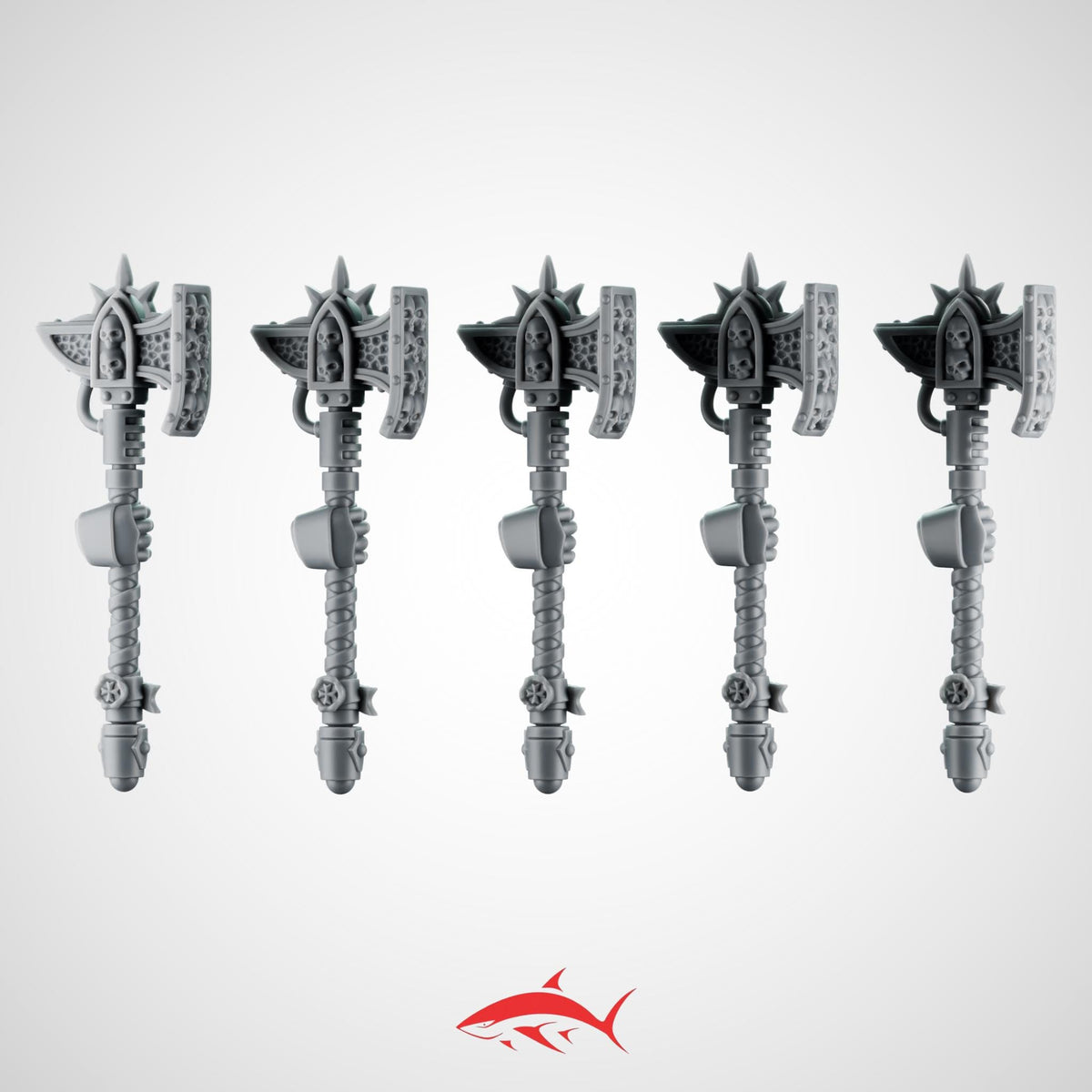 Mace for Heavy Guard Eternal Crusader - Left - 32mm scale resin bit - Sharkass