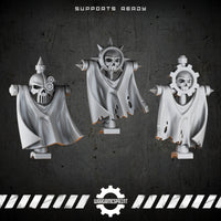 Bionic Legions Banner Backpacks – 3 standard-bearer power packs – render 1 STL