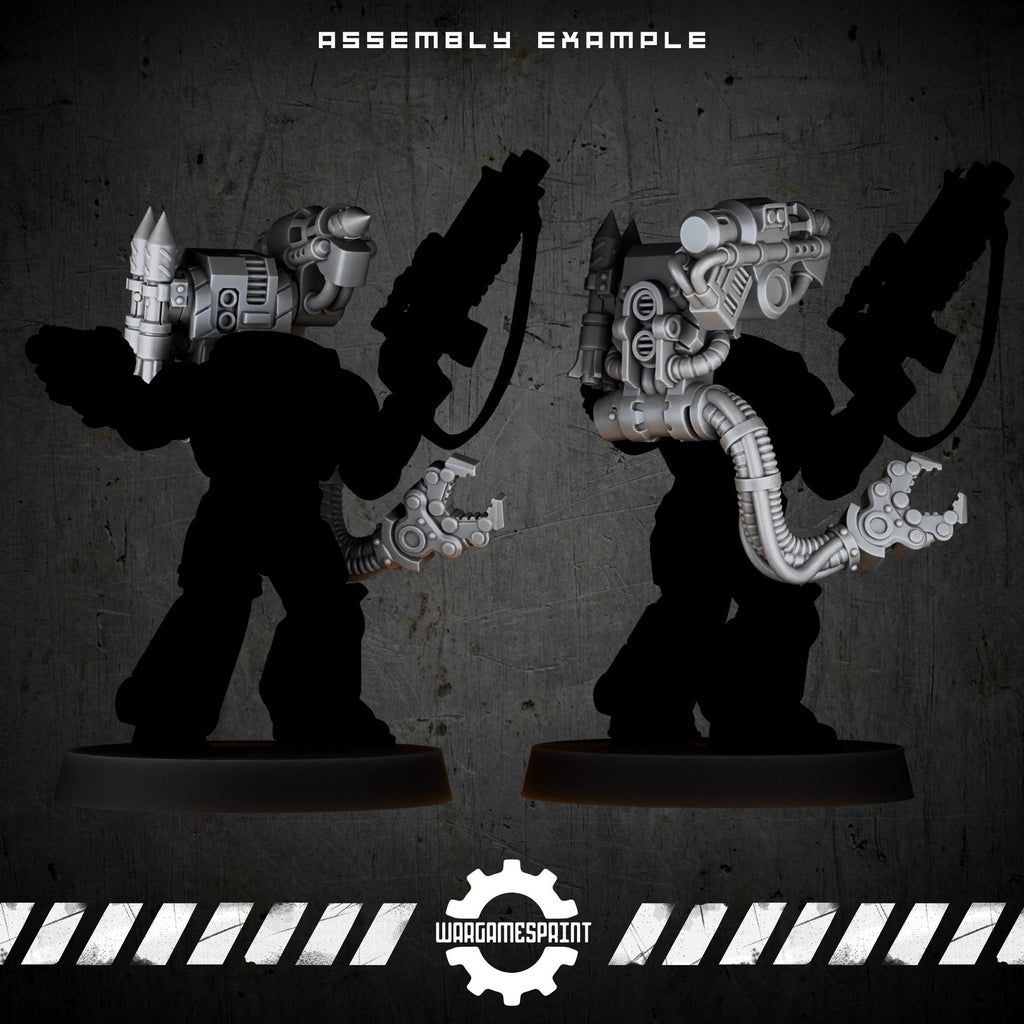 Bionic Legions Servo-Arm Backpack Module – render 2 STL