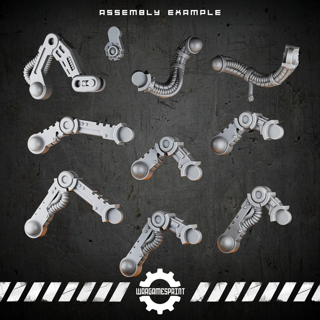 Bionic Legions Servo-Arm Backpack Module – render 3 STL