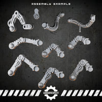 Bionic Legions Servo-Arm Backpack Module – render 3 STL