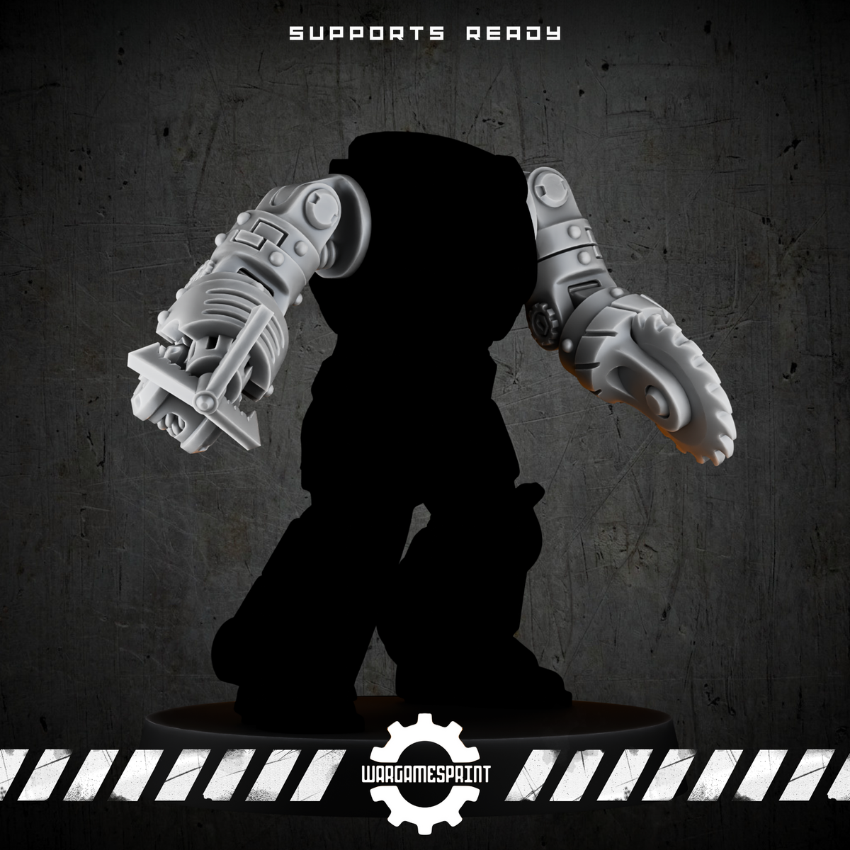 Bionic Legions Modular Combat Arms – assembly example STL