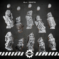 Bionic Legions Static Combat Legs – all 10 poses and hip joint STL