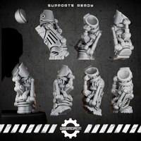 Bionic Legions Static Combat Legs – back view STL