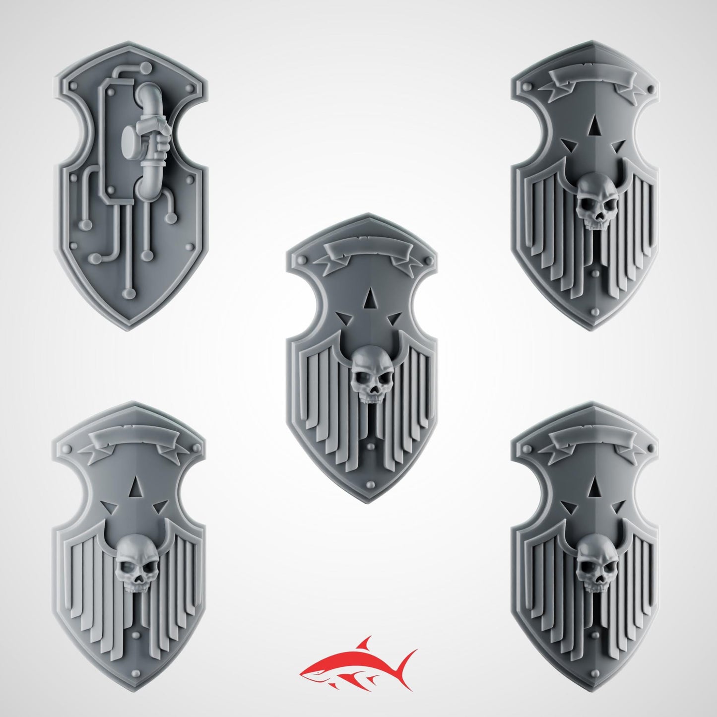 5 Shields– Massive Battle Shields Generic Melee Weapons Bits Ultra HD 14K