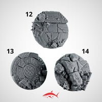 Base Topper Primal Hound Greytide - 1 32 - 32mm scale resin bit - Sharkass