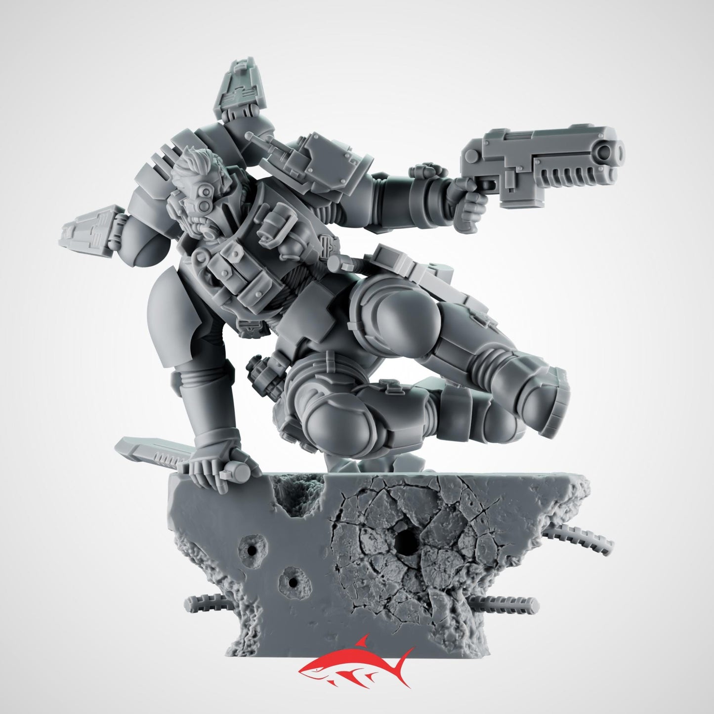 Raider Lieutnant – Lieutenant Jumping Over a Wall While Dodging a Shell Bits Ultra HD 14K