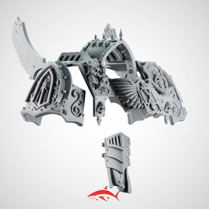 Light Dread Kit Angel of the Death – Lion Plates, Wings & Relic Censers – Redemptor-Size Upgrade – Ultra HD 14K Resin [Sharkass Exclusive]