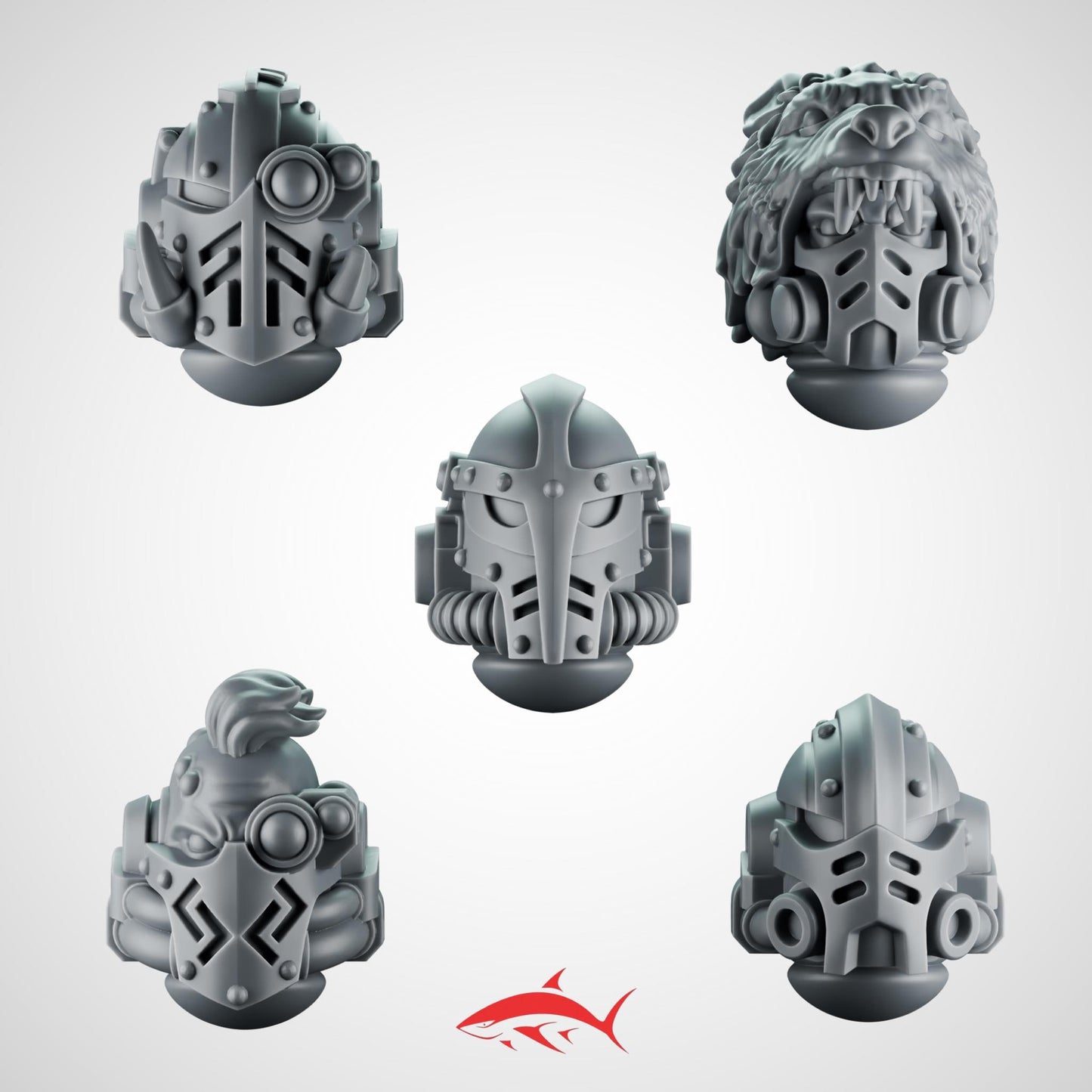 Head SET4 Primal Hound Greytide - Bits Ultra HD 14K