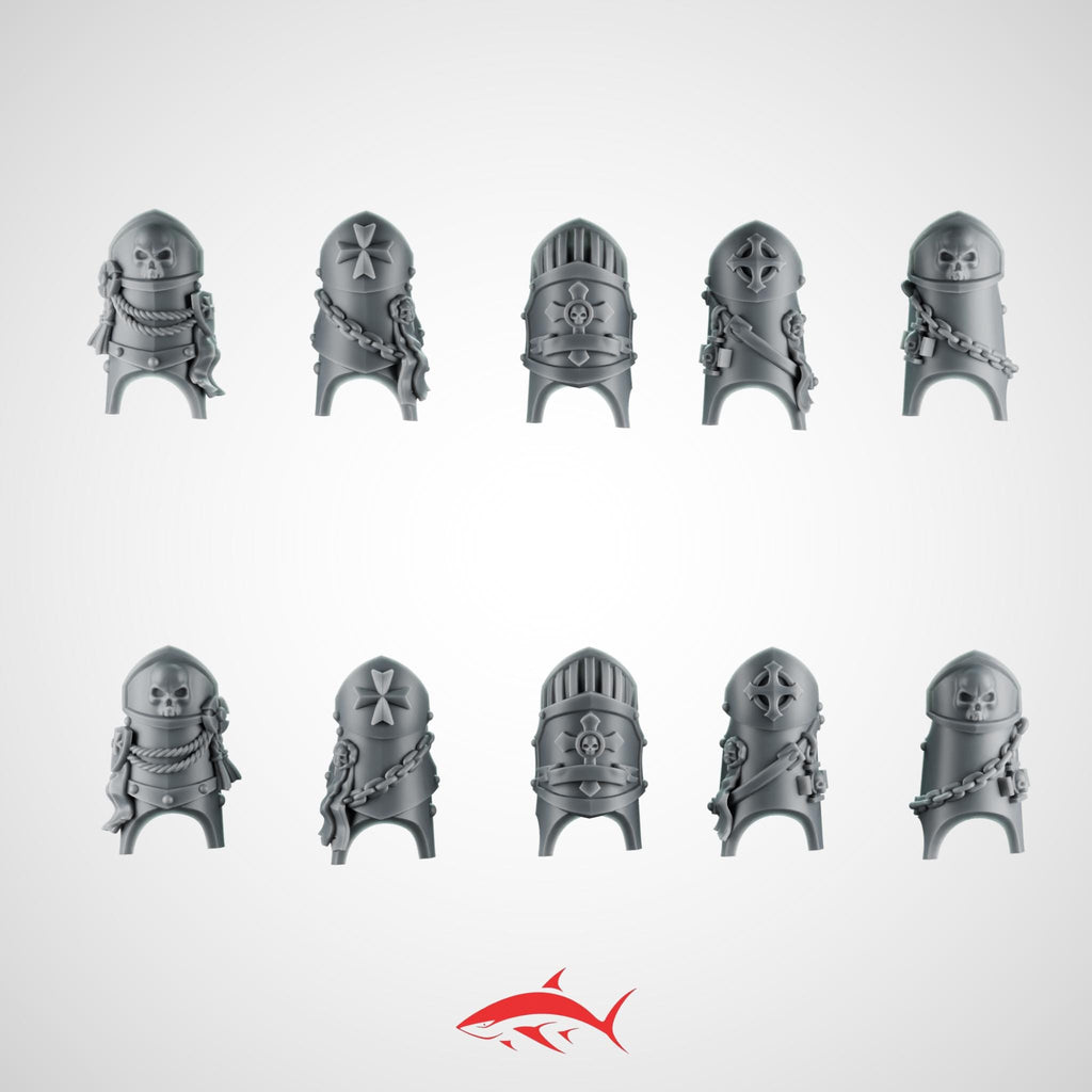 Shins Heavy Guard Eternal Crusader Greytide - 32mm scale resin bit - Sharkass