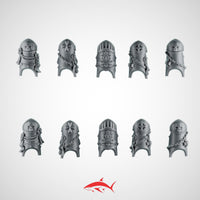 Shins Heavy Guard Eternal Crusader Greytide - 32mm scale resin bit - Sharkass